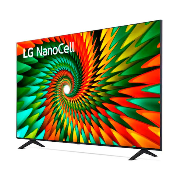 Smart TV 50 4K LG NanoCell 50NANO77SRA Bluetooth. ThinQ AI. Alexa. Google Assistente. Airplay. 3 HDMIs - Preto - Bivolt image number null