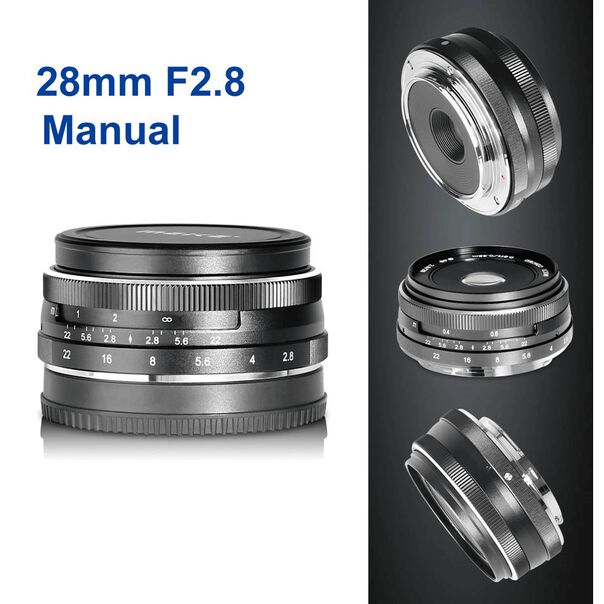Lente Meike 28mm f-2.8 Manual para FujiFilm X-Mount image number null
