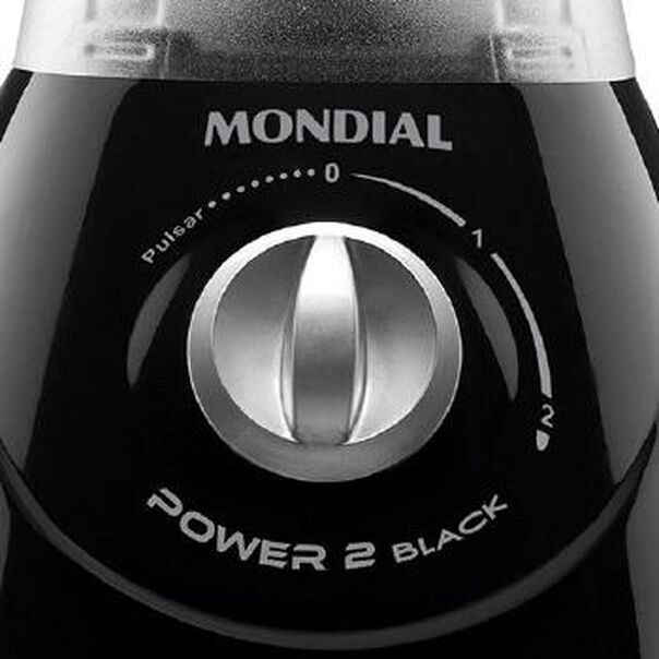 Liquidificador Mondial Power 2I BLACK 370W - L-29 Preto 110 VOLTS image number null