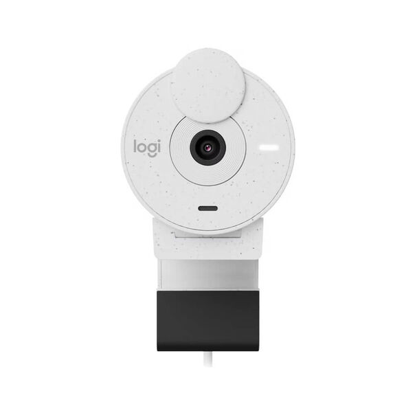 Webcam Logitech Brio 300 Branco 1080p com Microfone image number null
