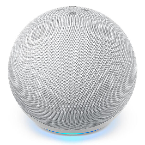 Smart Speaker Amazon Echo 4 Geração com Hub de Casa Inteligente e Alexa - Branco - Bivolt image number null