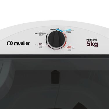 Tanquinho Máquina de lavar roupa Semiautomática Mueller Poptank 5kg Branco - 220V image number null