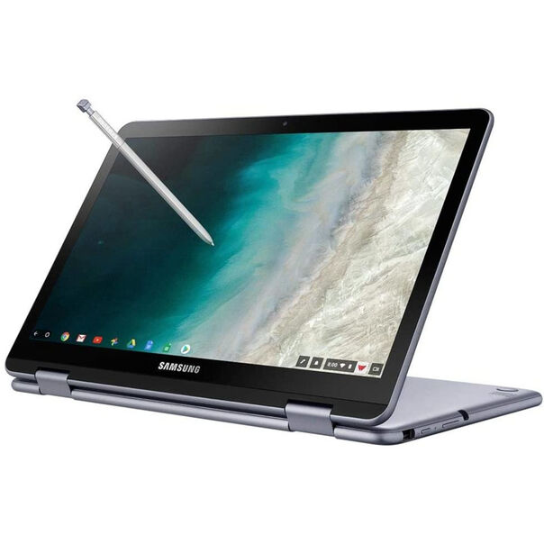 Notebook Samsung Chromebook 2 em 1 12Plus Celeron 3965Y 4GB 32GB Touchscreen Chrome OS-XE521QAB-AD1 - Cinza image number null