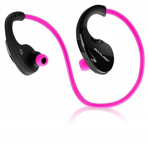 Fone De Ouvido Arco Sport Multilaser Bluetooth Rosa - PH183 PH183 image number null