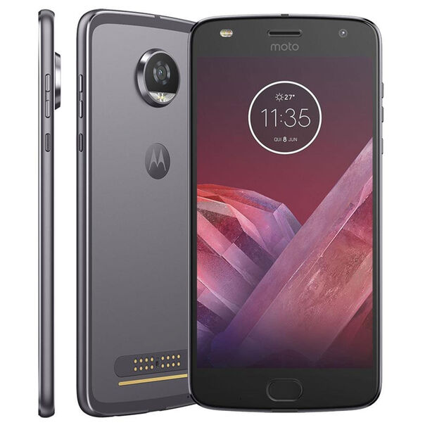 Smartphone Motorola Moto Z2 Play XT1710 Platinum com 64GB. Tela de 5.5. Dual Chip - Preto image number null