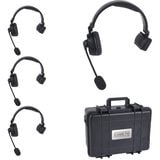 Kit Intercomunicador 4x Fones de Ouvido Came-TV Waero Digital Wireless Headset Duplo com Case Rígido