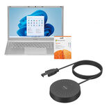 Combo Office - Notebook Ultra. com Windows 11 Home. Intel Celeron 120GB SSD Tela 15.6 e Microfone Com Fio USB - UB2202K UB2202K
