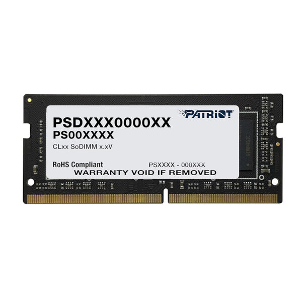 Memória p-Notebook Patriot Signature 16GB 3200MHz DDR4 CL22 PSD416G320081S - Preto image number null