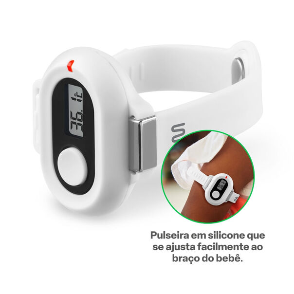 Termômetro Baby Pulseira Bluetooth Bateria CR2032 Multi Saúde - HC268 HC268 image number null