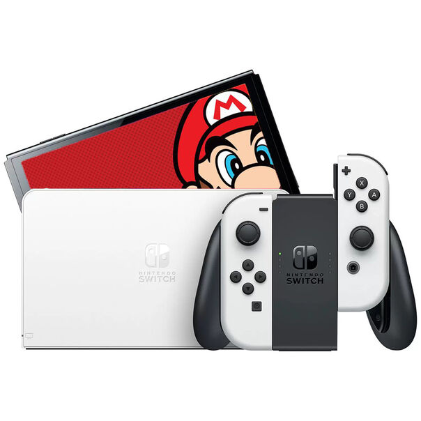 Nintendo Switch Oled 64GB 1x Joy-Con Branco Standard - HEGSKAAAA image number null