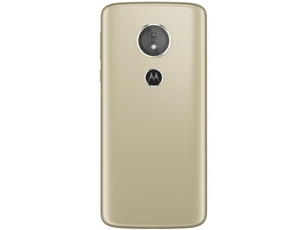 Smartphone Motorola Moto E5 16GB Ouro 4G Quad Core 2GB Tela 5.7” Câm 13MP + Selfie 5MP Dual Chip - 16GB - Dourado image number null