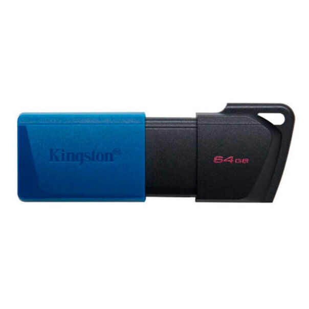Pen Drive 64GB USB 3.2 DTXM 64GB Kingston - Preto e Azul image number null