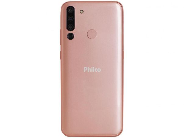 Smartphone Philco Hit P12 128GB Rose Gold 4G 4GB RAM Tela 6 52” Câm. Quádrupla + Selfie 8MP  - 128GB - Rose gold image number null
