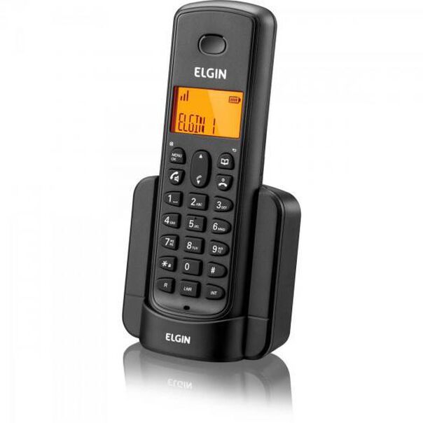 Ramal para Telefone sem Fio com ID TSF-8000R Preto ELGIN image number null