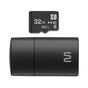 Pen Drive 2 em 1 Leitor USB + Cartão de Memória Classe 10 32GB Preto Multilaser - MC163 MC163