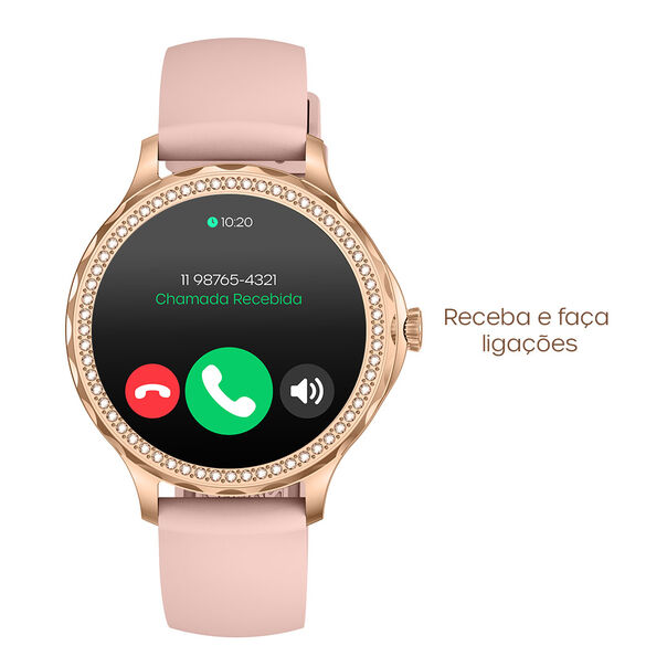 Smartwatch Relógio Inteligente 30mm Haiz My Watch G Power Hz-sm06 Cor:rosa image number null