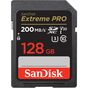 Cartão SDXC 128Gb SanDisk Extreme Pro 200Mb-s 4K UHS-I - V30 - U3 - Classe 10