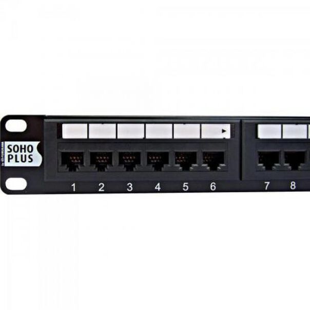 Patch Panel CAT5E T568A B 24P Sohoplus image number null