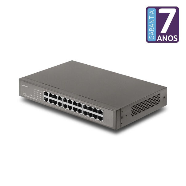 Switch 24 Portas Fast Ethernet Qos Multilaser - RE124 RE124 image number null