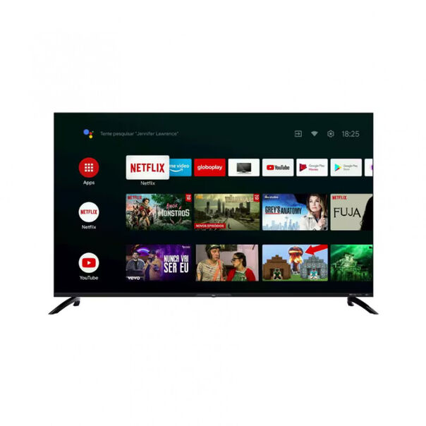 Smart Tv Dled 55 Uhd 4k Philco Ptv55g7eagcpbl Hdmi Usb Wi-fi Android Tv - Preto image number null