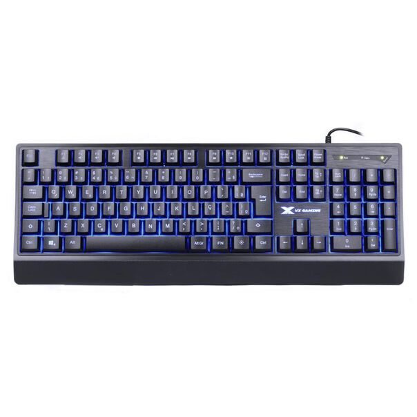 Teclado Gamer VX Gaming Defender ABNT2 Multimidia LED 7 Cores 1.8 Metros USB - GT300 image number null