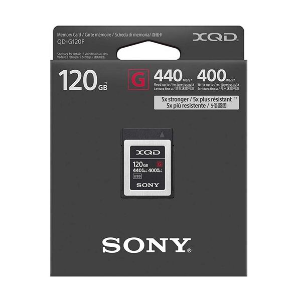 Cartão Memória XQD 120GB Series G PCIe 2.0 de 440 MB-s (QD-G120F) image number null