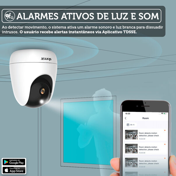 Kit 2 Câmeras De Segurança-Babá Dome Tenda Cp3 Android-ios image number null