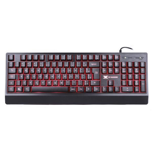 Teclado Gamer VX Gaming Defender ABNT2 Multimidia LED 7 Cores 1.8 Metros USB - GT300 image number null