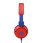 Fone de Ouvido JBL Infantil com Cabo On-ear JR310 Vermelho Azul