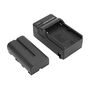 Kit Bateria e Carregador NP-F550 - NP-F570 para Sony  Monitores e Iluminadores de Led