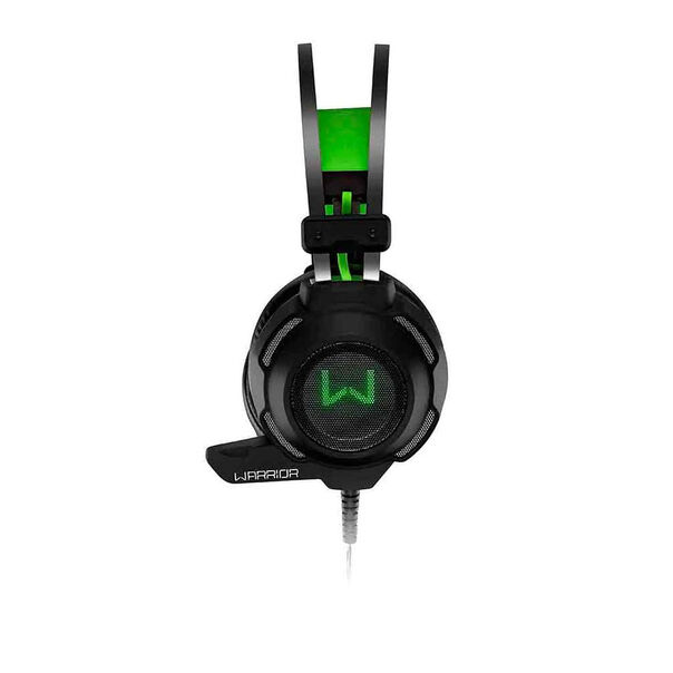 Headset Gamer Warrior Swan USB+P2 Stereo Preto-Verde - PH225 PH225 image number null