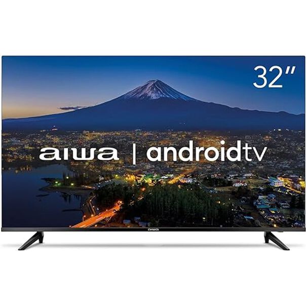 TV Smart 32 AIWA AWS-TV-32-BL-02-A HD   HDR10 Andr Dolby Audio image number null