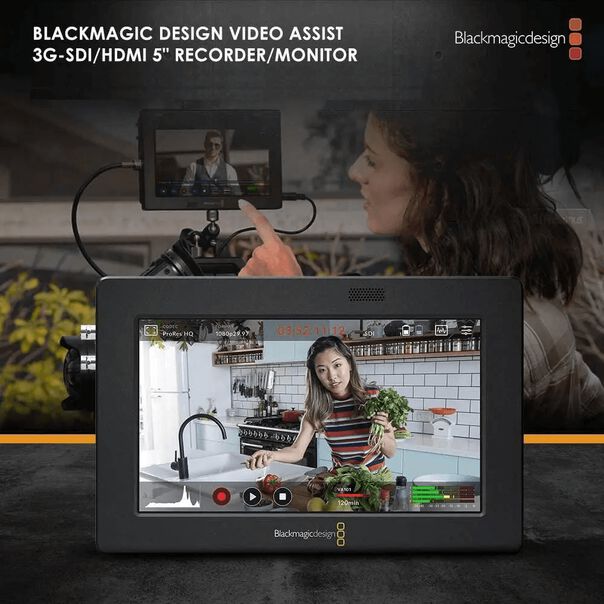 Monitor - Gravador 5' Blackmagic Design Video Assist 3G-SDI-HDMI Touchscreen image number null