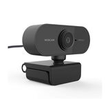 Webcam HD Full 1080p USB Câmera Computador Microfone Ajuste Foco Ângulo 360°