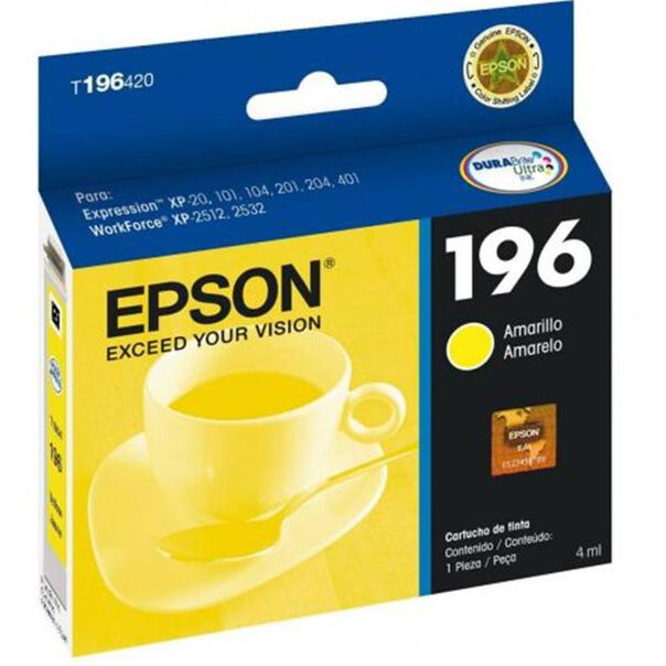 Cartucho EPSON Amarelo 4ML - T196420-BR image number null