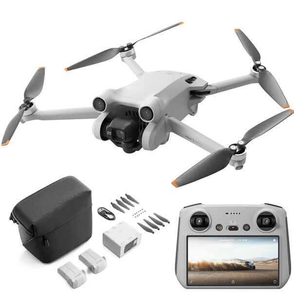 Drone DJI Mini 3 Pro 4K Fly More Combo com Controle Remoto RC image number null
