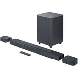 Soundbar JBL Bar 800 com 5.1.2 Canais Com Alto-Falantes Surround Removíveis e Dolby Atmos - 360W RMS - Preto