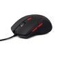 Combo Gamer Mouse e Mousepad Multilaser 3200 Dpi Vermelho MO306 - Preto com Vermelho