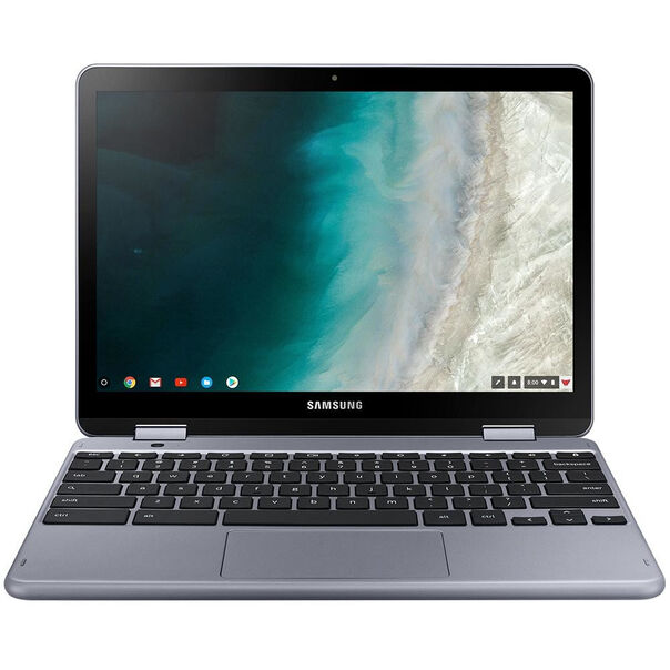 Notebook Samsung Chromebook 2 em 1 12Plus Celeron 3965Y 4GB 32GB Touchscreen Chrome OS-XE521QAB-AD1 - Cinza image number null