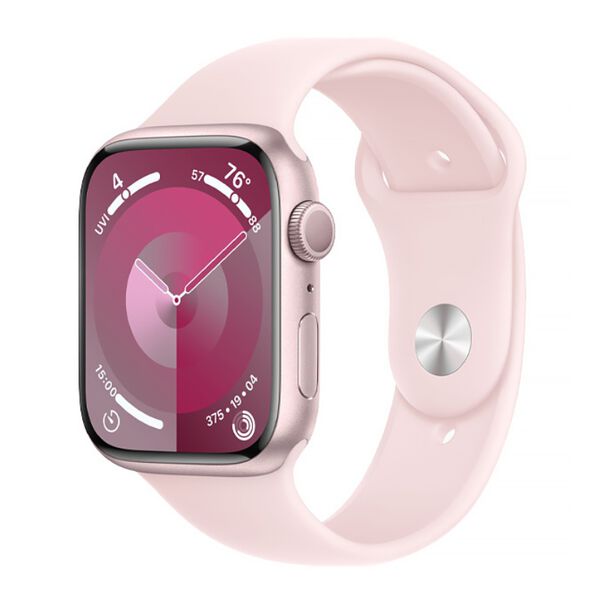 Apple Watch Series 9 Caixa Rosa De Alumínio 45mm Pulseira Esportiva Rosa-clara M-g image number null