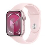 Apple Watch Series 9 Caixa Rosa De Alumínio 45mm Pulseira Esportiva Rosa-clara M-g