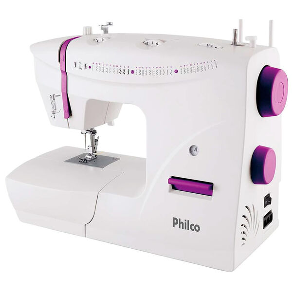 Máquina de Costura Philco PMC33B com 33 Pontos - Branco - 220V image number null