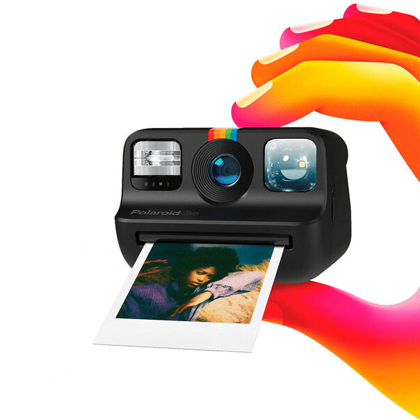 Câmera Fotográfica Go Polaroid com impressão instantânea - Preta image number null