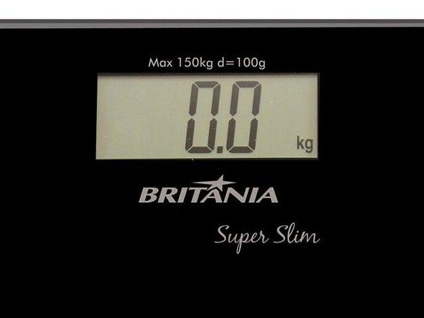Balança Digital Visor LCD Antiderrapante Super Slim - Britânia image number null