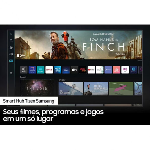 Smart TV 75" 4K UHD Samsung Gaming Hub - Tela sem Limites Preto image number null