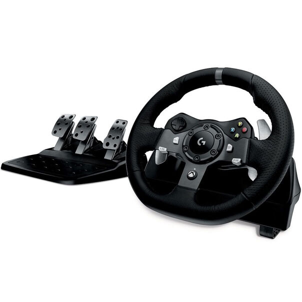 Volante Logitech G920 com pedal + Câmbio Driving Force Shifter para X-box - Preto image number null