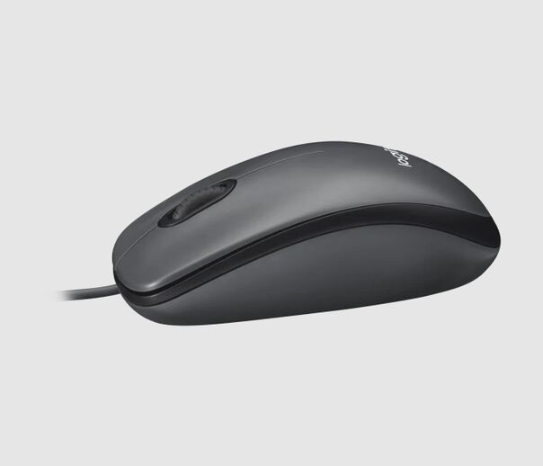Mouse Logitech M100 Com Fio Usb Preto Ideal Para Home Office image number null