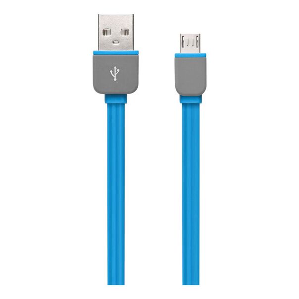 Cabo USB 2.0 e Micro USB de 5 Pinos Smartogo com Cabo de 1 Metro de Comprimento Azul Multilaser - WI298A WI298A image number null