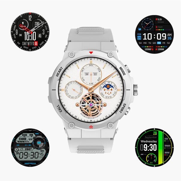 Smartwatch Relógio Inteligente 52mm Haiz My Watch Sport Cor:prata image number null