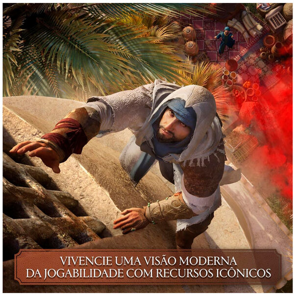 Jogo Assassins Creed Mirage Standard Edition Playstation 5 Mídia Física - Azul image number null